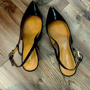 Calvin Klein size 7 patent heels